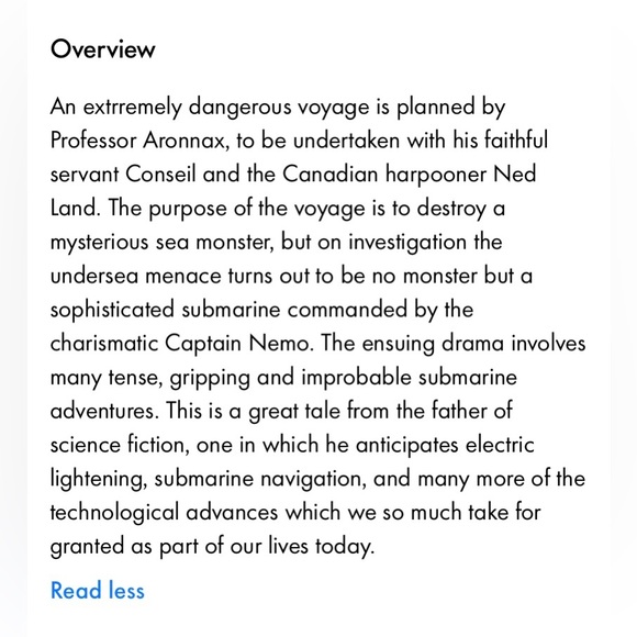 20,000 Leagues Under the Sea by Jules Verne - Picture 2 of 2